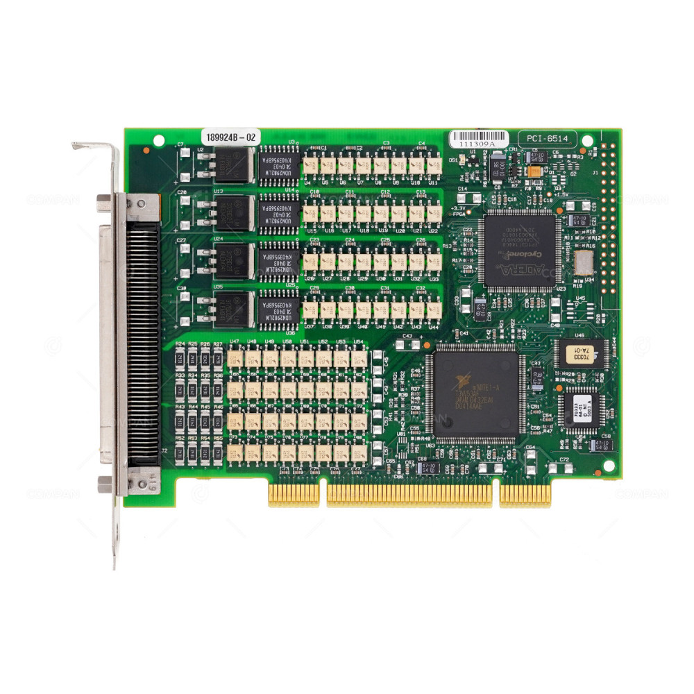 PCI-6514  NATIONAL INSTRUMENTS 64 CHANNEL 100 PIN SCSI PCI DIGITAL I/O ADAPTER